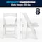 Flash Furniture Folding Chair, Wood, White XF-2901-WH-WOOD-GG - alternate 10